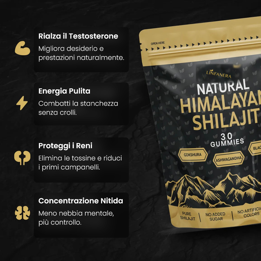 Gummies allo Shilajit Naturale