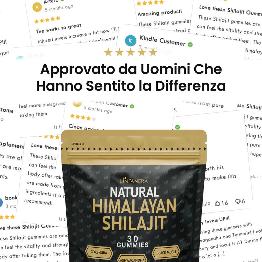Gummies allo Shilajit Naturale